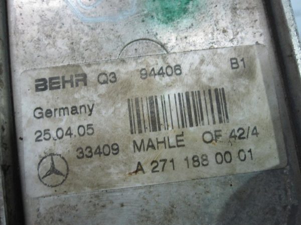 Mercedes CLK 1.8i 06r chłodniczka oleju A2711880001 - obrazek 3