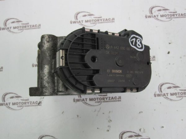 MERCEDES E 3.0 CDI 06r przepustnica A6420900070 0281002678 - obrazek 3