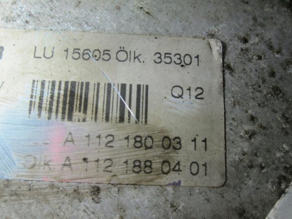 Mercedes ML 3.7 V6 04R. 245KM A1121800311 Chłodniczka oleju - obrazek 6