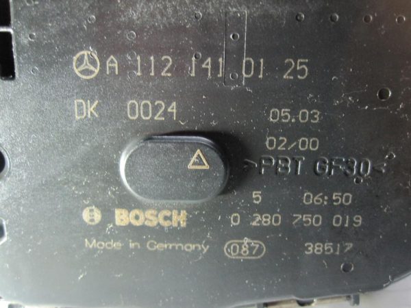 Mercedes ML 3.7 V6 04R. 245KM A1221410125 0280750019 Przepustnica - obrazek 7