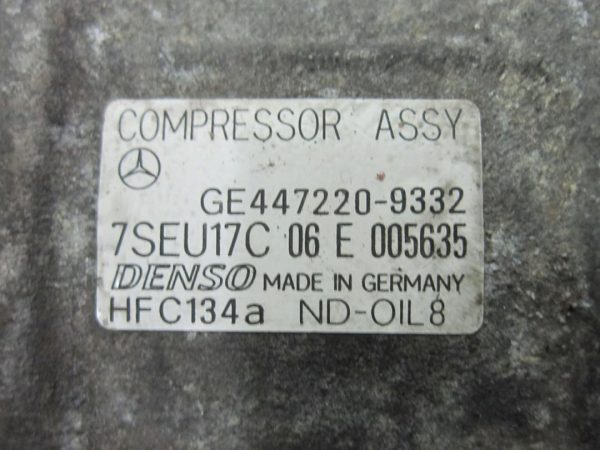 MERCEDES W211 3.2 CDI 05r sprężarka klimatyzacji A0012301411 - obrazek 9