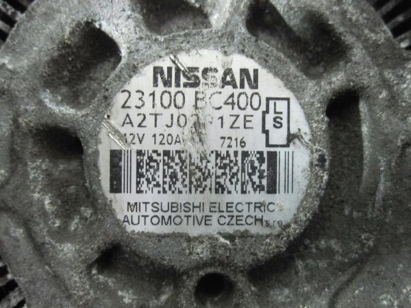 NISSAN QASHQAI 1.6 B HR16DE 115KM 07r alternator 23100BC400 - obrazek 6