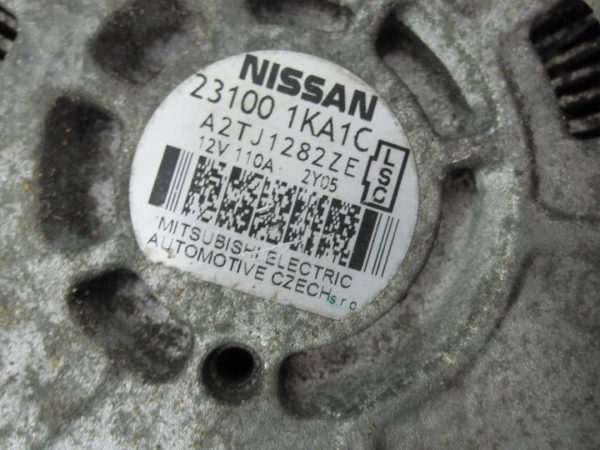 NISSAN QASHQAI I 1.6 B 117KM HR16DE 12r alternator 231001KA1C A2TJ1282ZE - obrazek 5