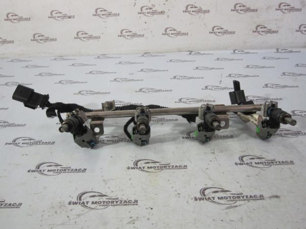 OPEL ASTRA 1.6 16V A16XER 115KM 12r listwa wtryskowa wtryski 55562597 - obrazek 2