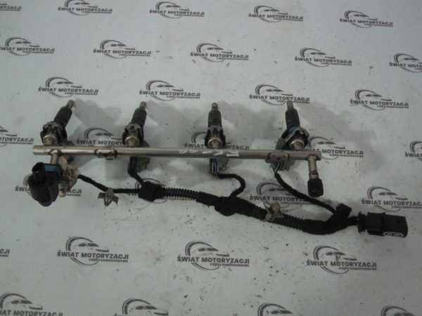OPEL ASTRA 1.6 16V A16XER 115KM 12r listwa wtryskowa wtryski 55562597 - obrazek 7