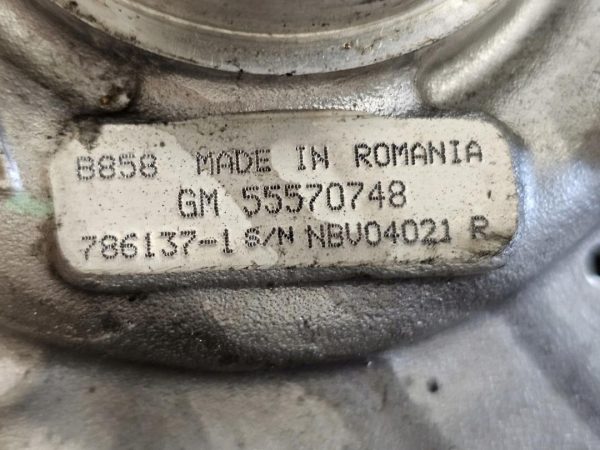 OPEL INSIGNIA ZAFIRA ASTRA 2.0 CDTI A20DTH 11r turbosprężarka 55570748 - obrazek 2