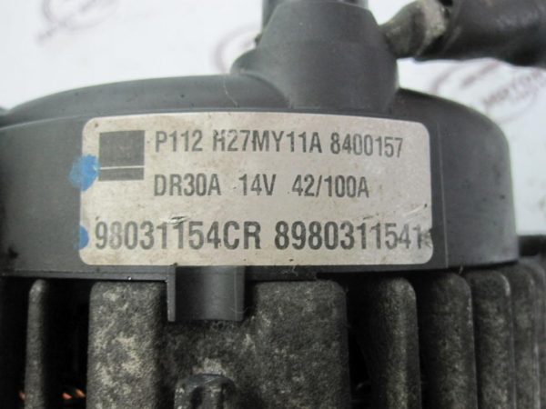 OPEL MERIVA B alternator 98031154CR 8980311541 - obrazek 5