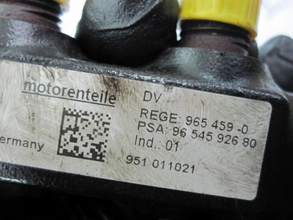PEUGEOT 3008 1.6 HDI 9H01 10R 75KM listwa wtryskowa 9654592680 9655465480 - obrazek 5