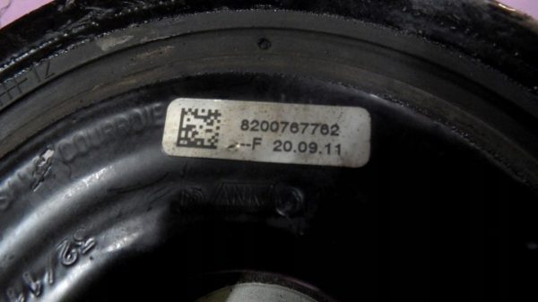 RENAULT KOLEOS 2.0 DCI 08r 150KM 8200767762 KOŁO PASOWE WAŁU - obrazek 3