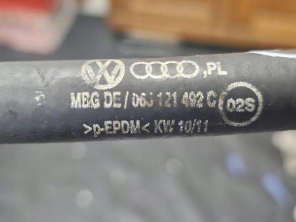 SCIROCCO 2.0 TFSI CCZ CCZB 210KM 11r przewód turbiny wody 06J121492C - obrazek 2