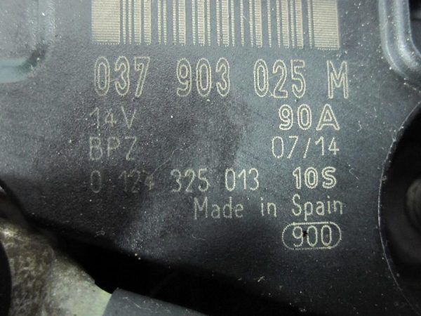 SKODA FABIA I 1.4 B alternator 037903025M 0124325013 - obrazek 6