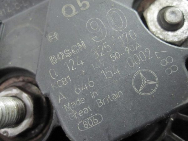 SPRINTER 2.2 CDI 110KM 646.985 646985 alternator 0124325170 A6461540002 - obrazek 5
