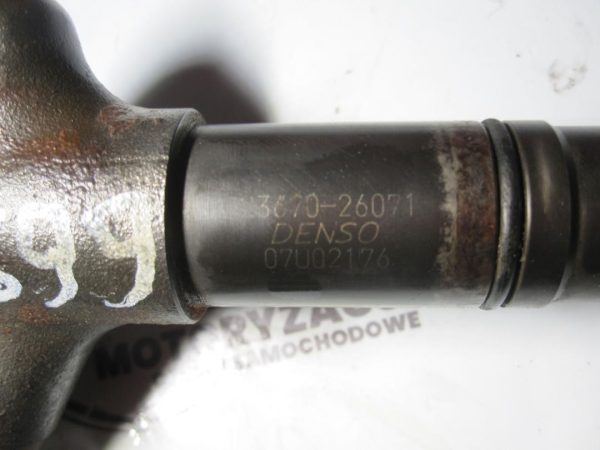 Toyota Avensis T27 2.2 D-4D 1AD-FTV wtryskiwacz wtrysk DENSO 23670-26071 - obrazek 2