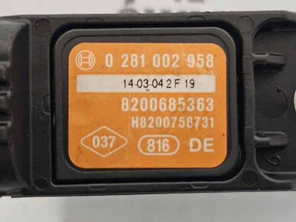 TRAFIC VIVARO 2.0 DCI EURO 5 M9R630 114KM sensor MAP 8200685363 0281002958 - obrazek 5