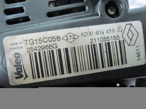 TRAFIC VIVARO 2.0 DCI M9R786 114KM 12r alternator TG15C058 8200404459-G - obrazek 7