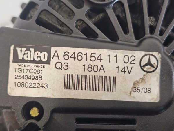 VITO 2.2 CDI 646980 95KM 08r alternator A6461541102 - obrazek 8