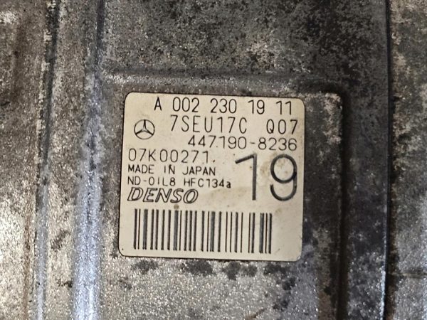 VITO 2.2 CDI 646980 95KM 08r sprężarka klimatyzacji A0022301911 447190-8236 - obrazek 10
