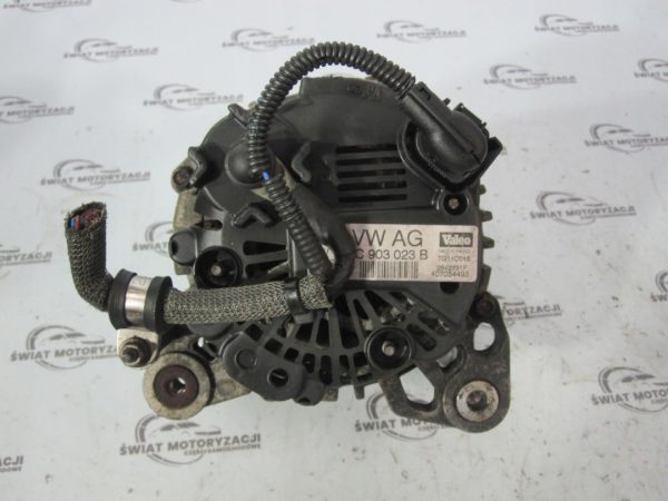 VOLKSWAGEN EOS 1.6 FSI 07r alternator 03C903023B TG11C015 - obrazek 3