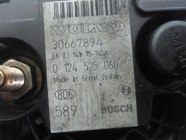 Volvo XC90 2.4 D 06r alternator 30667894 0124525060 - obrazek 6