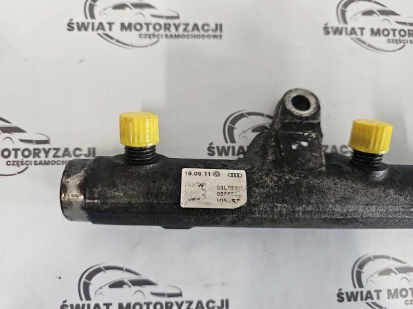 VW AUDI SEAT SKODA 1.6 TDI CAY 90KM 10r listwa wtryskowa R03L125A 03L089N - obrazek 7