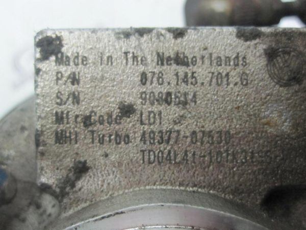 VW CRAFTER 2.5 TDI 10r turbosprężarka 49377-07530 076145701G - obrazek 5