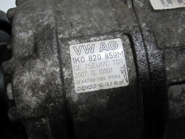 VW EOS 2.0 B 08R. 150KM BVY 1K0820859M 447190-7955 Sprężarka klimatyzacji - obrazek 8