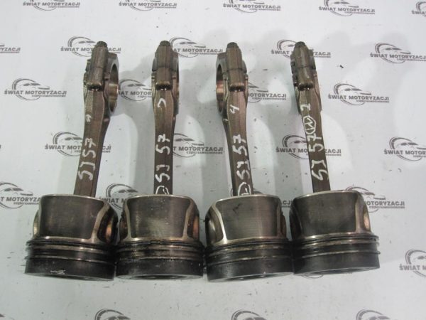 VW GOLF AUDI SEAT SKODA 1.6 TDI CAY 90KM 10r tłok korbowód 03LA - obrazek 5
