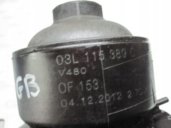 VW PASSAT 1.6 TDI 13R CAY 105KM 03L115383C OBUDOWA FILTRA OLEJU - obrazek 5