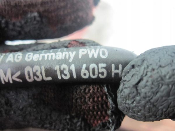 VW PASSAT 2.0 TDI 09r rurka przewód EGR 03L131605H - obrazek 2
