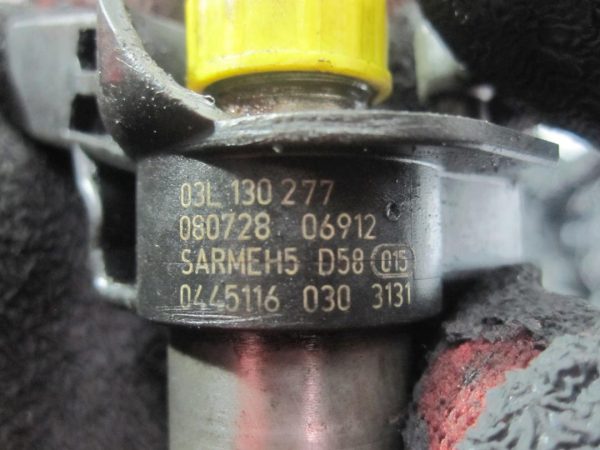 VW PASSAT AUDI SKODA 2.0 TDI 09r wtryskiwacz 03L130277 044S116030 - obrazek 3