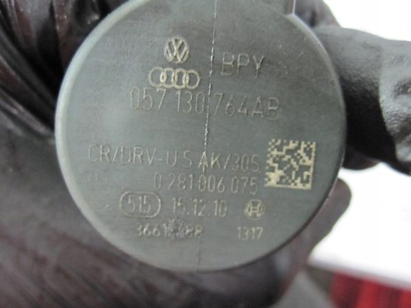 VW POLO 1.2 TDI 11r listwa wtryskowa z czujnikami 03P089 057130764AB - obrazek 2