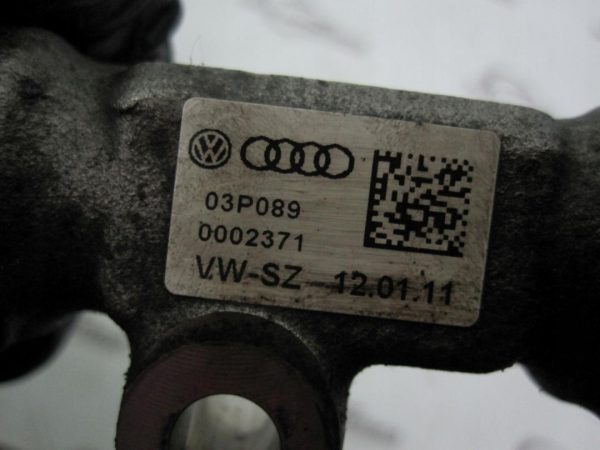 VW POLO 1.2 TDI 11r listwa wtryskowa z czujnikami 03P089 057130764AB - obrazek 3