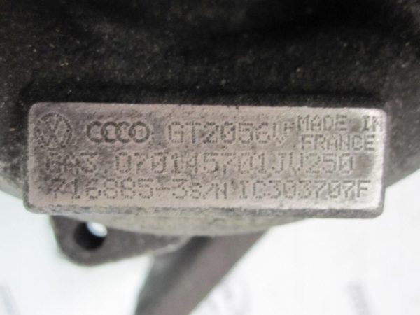 VW Touareg 2.5 tdi 174 km BAC 08r turbosprężarka 070145701J - obrazek 6