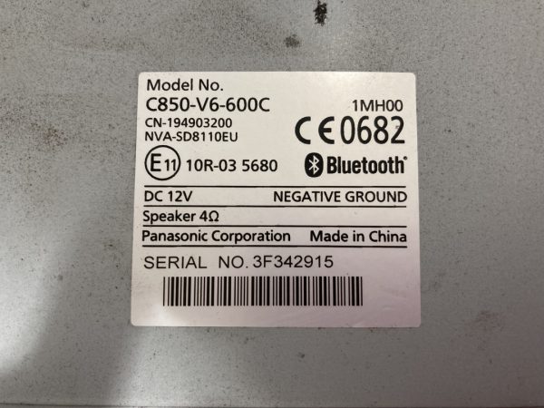 Panasonic C850-V6-600C – Radioodtwarzacz samochodowy - obrazek 4